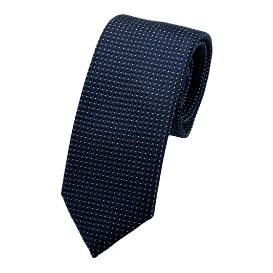 OG0270T OLLYGAN COMO ITALY Italian Mens Silk Classic Textured Weave Skinny Neck Ties