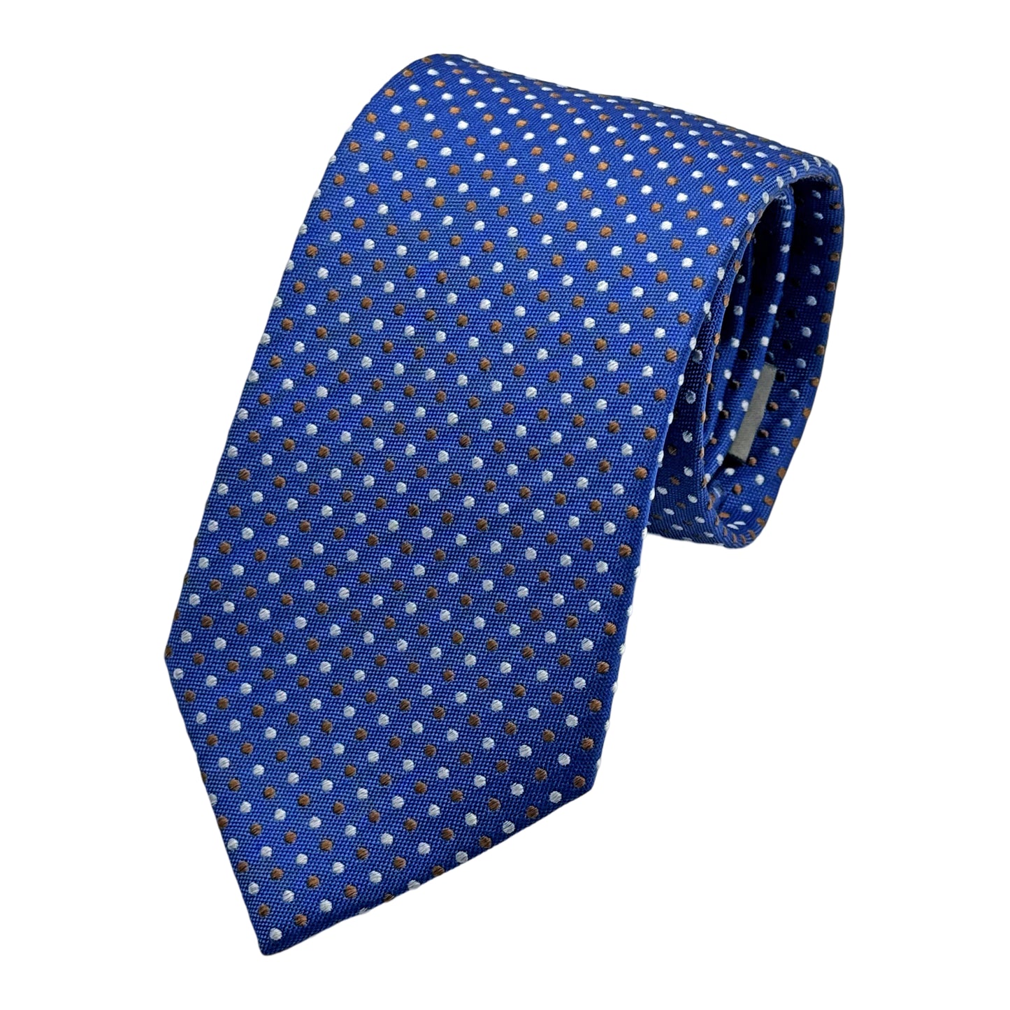 MC8130T MAITRE CHEMISE ITALY Italian Mens Silk Textured Spotted Weave Neck Ties