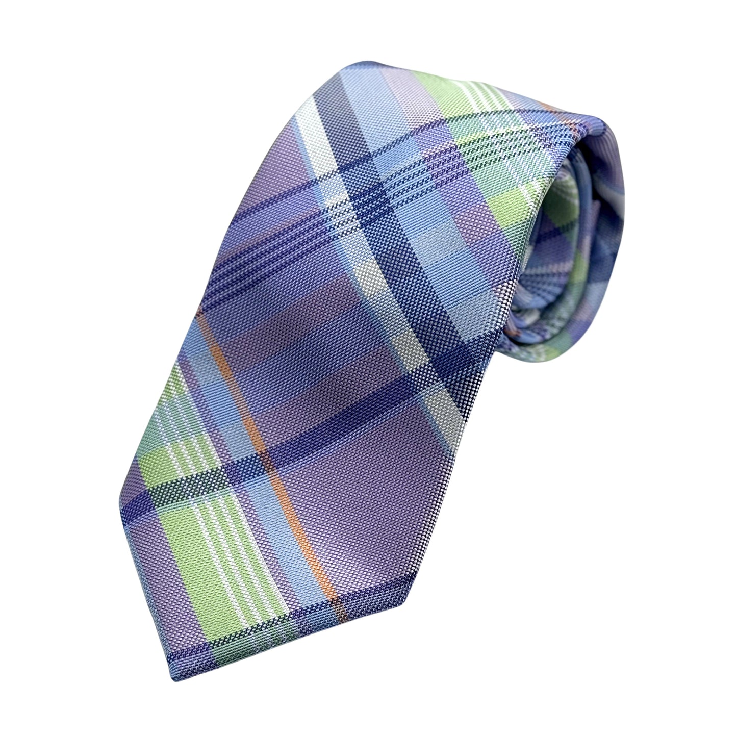 JAS5007T JAMES ADELIN Mens Luxury Microfibre Neck Tie in Textured Check Weave Design