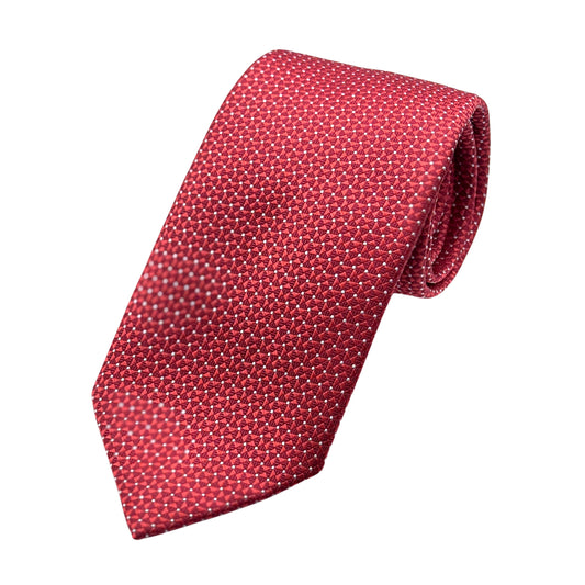 JAS5015T JAMES ADELIN Mens Luxury Microfibre Neck Tie in Geometric Weave Design