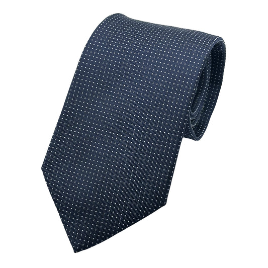 MC8370T MAITRE CHEMISE ITALY Italian Mens Silk Textured Mini Spotted Weave Neck Ties