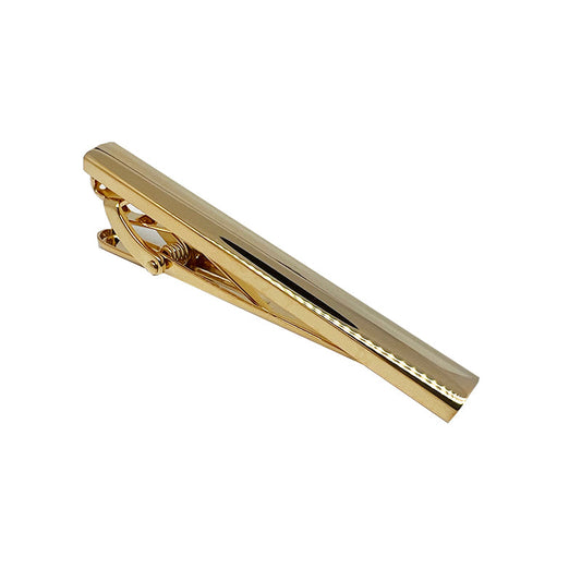 TB-36033 Gold JAMES ADELIN Gold Concave Tie Bar