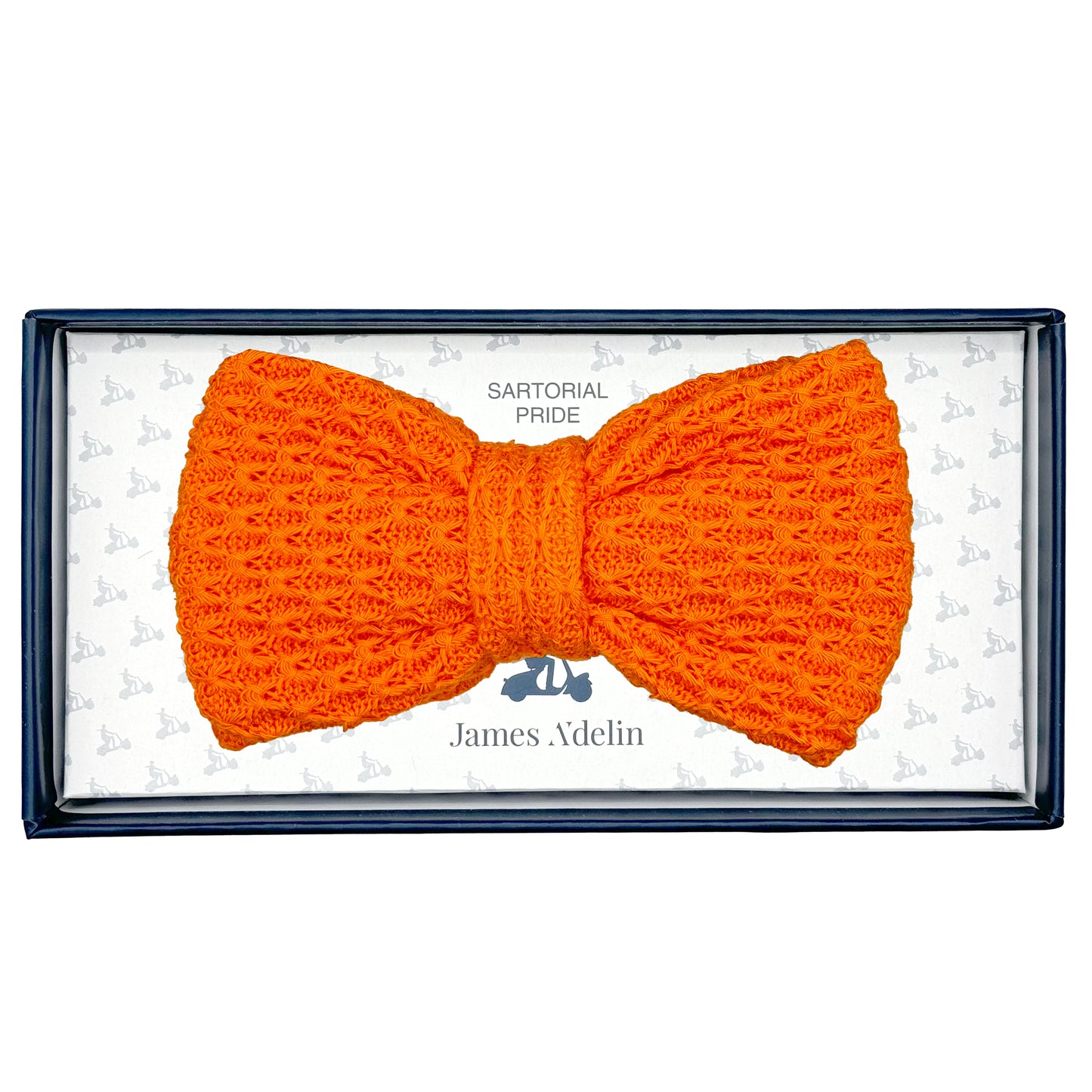 IT1011B JACQUES MONCLEEF Luxury Mens Italian Textured Cotton Knitted Bow Ties