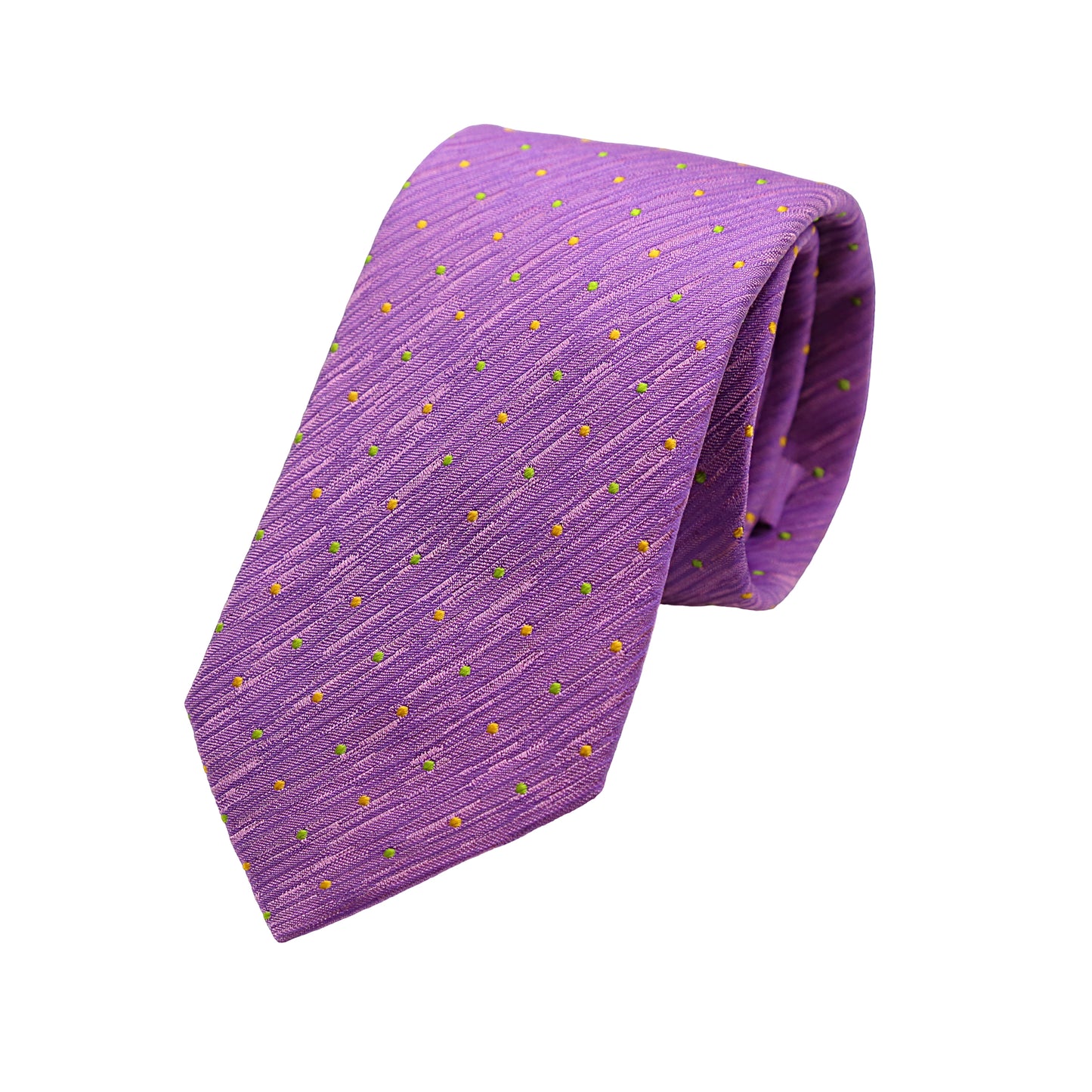 IT4423T-13 JACQUES MONCLEEF Mens Italian Pure Silk Textured Spotted Weave Neck Tie in Purple