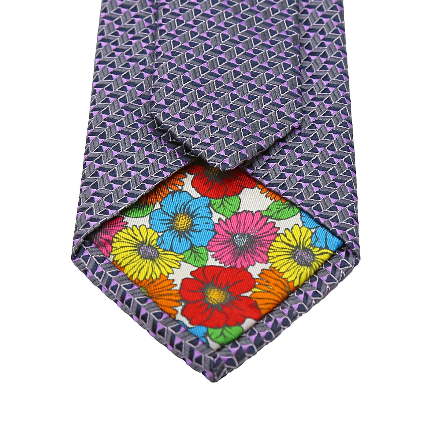 IT9990T JACQUES MONCLEEF Mens Italian Pure Silk Geometric Neck Ties