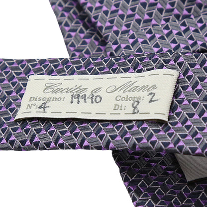 IT9990T JACQUES MONCLEEF Mens Italian Pure Silk Geometric Neck Ties