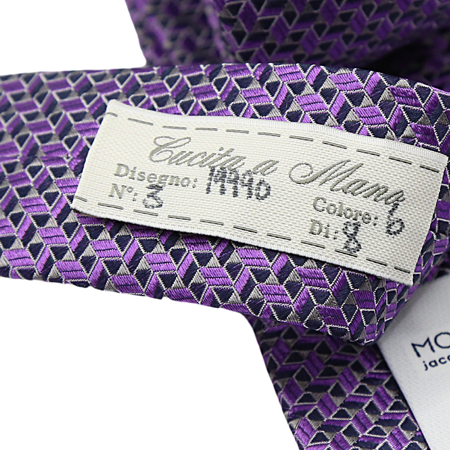 IT9990T JACQUES MONCLEEF Mens Italian Pure Silk Geometric Neck Ties