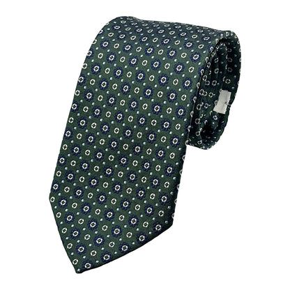 LB020T LAURA BIAGIOTTI ITALY Italian Mens Silk Satin Geometric Weave Neck Ties