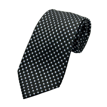 JAS137T JAMES ADELIN Mens Luxury Silk Neck Tie in Spotted Textured Weave Design