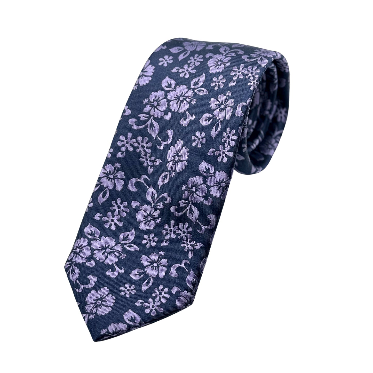 JAS147T JAMES ADELIN Mens Luxury Silk Neck Tie in Floral Weave Design