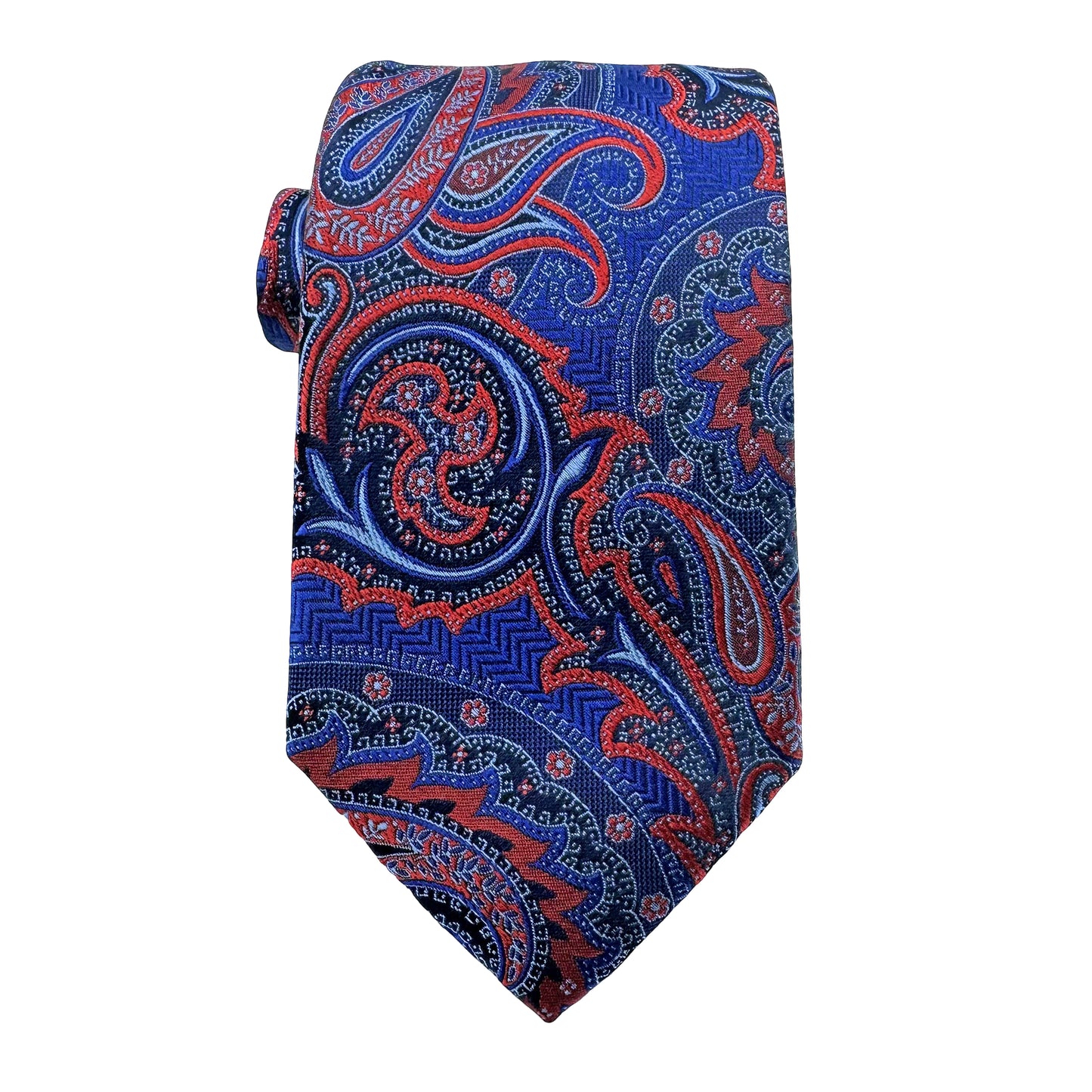 JAS233T JAMES ADELIN Mens Luxury Silk Neck Ties in Paisley Weave Design