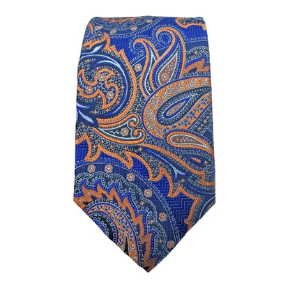 JAS233T JAMES ADELIN Mens Luxury Silk Neck Ties in Paisley Weave Design