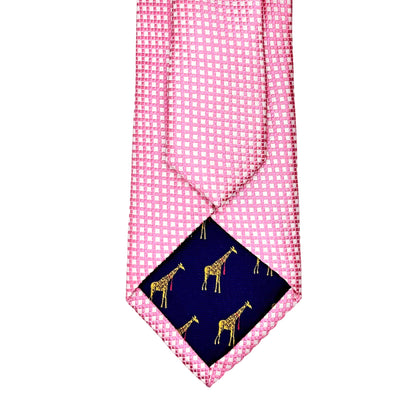 JAS249T JAMES ADELIN Mens Luxury Silk Neck Ties in Two Tone Square Weave Design