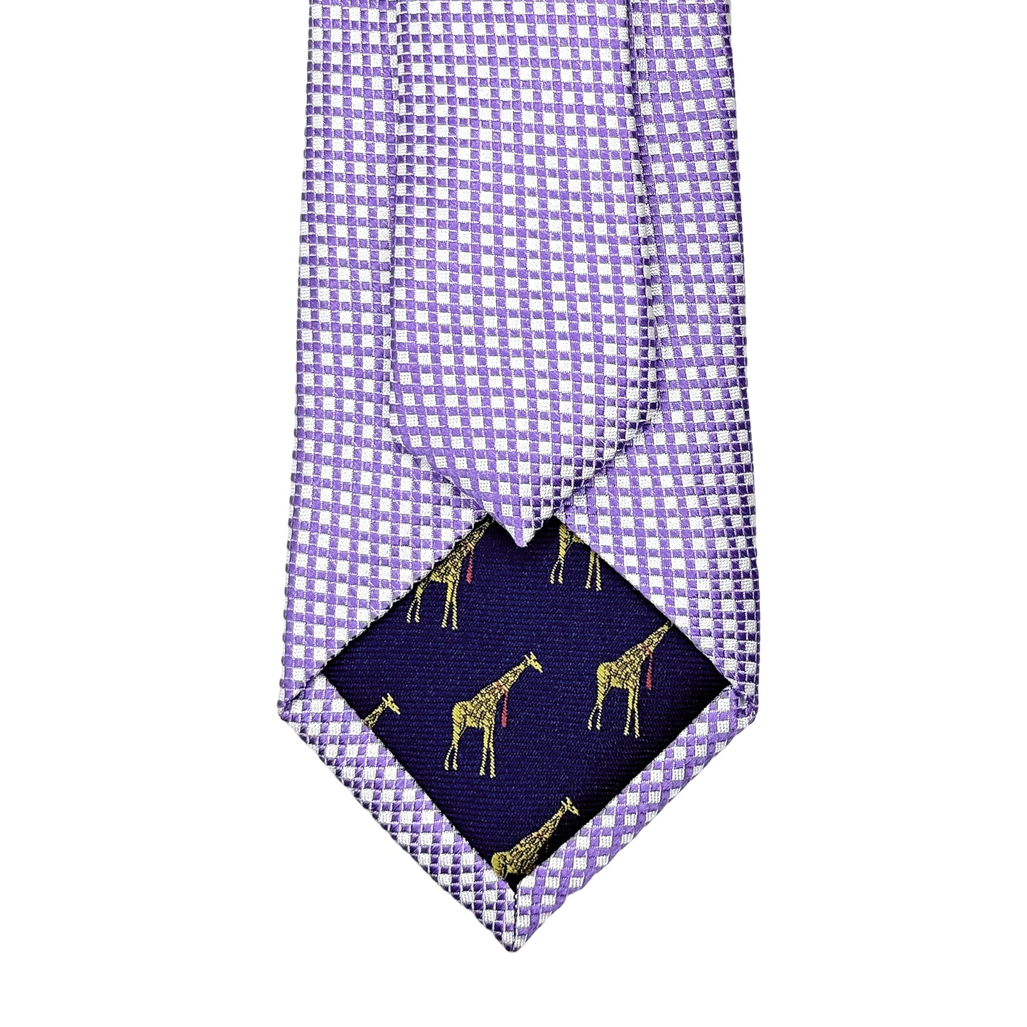 JAS249T JAMES ADELIN Mens Luxury Silk Neck Ties in Two Tone Square Weave Design