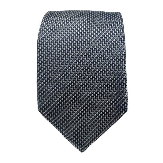 JAS276T-1 JAMES ADELIN Mens Luxury Silk Neck Tie Textured Weave Design in Grey