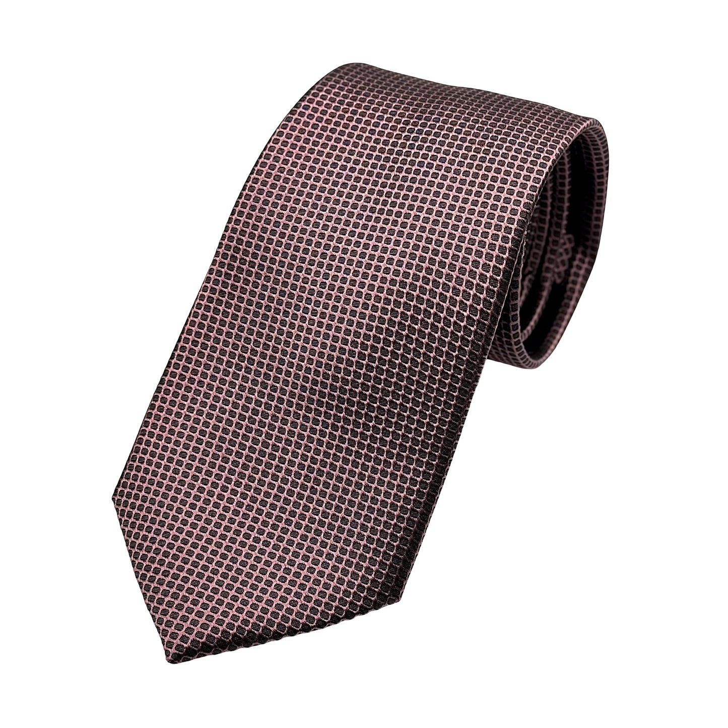 JAS4015T JAMES ADELIN Mens Luxury Silk Neck Tie in Subtle Textured Weave Design