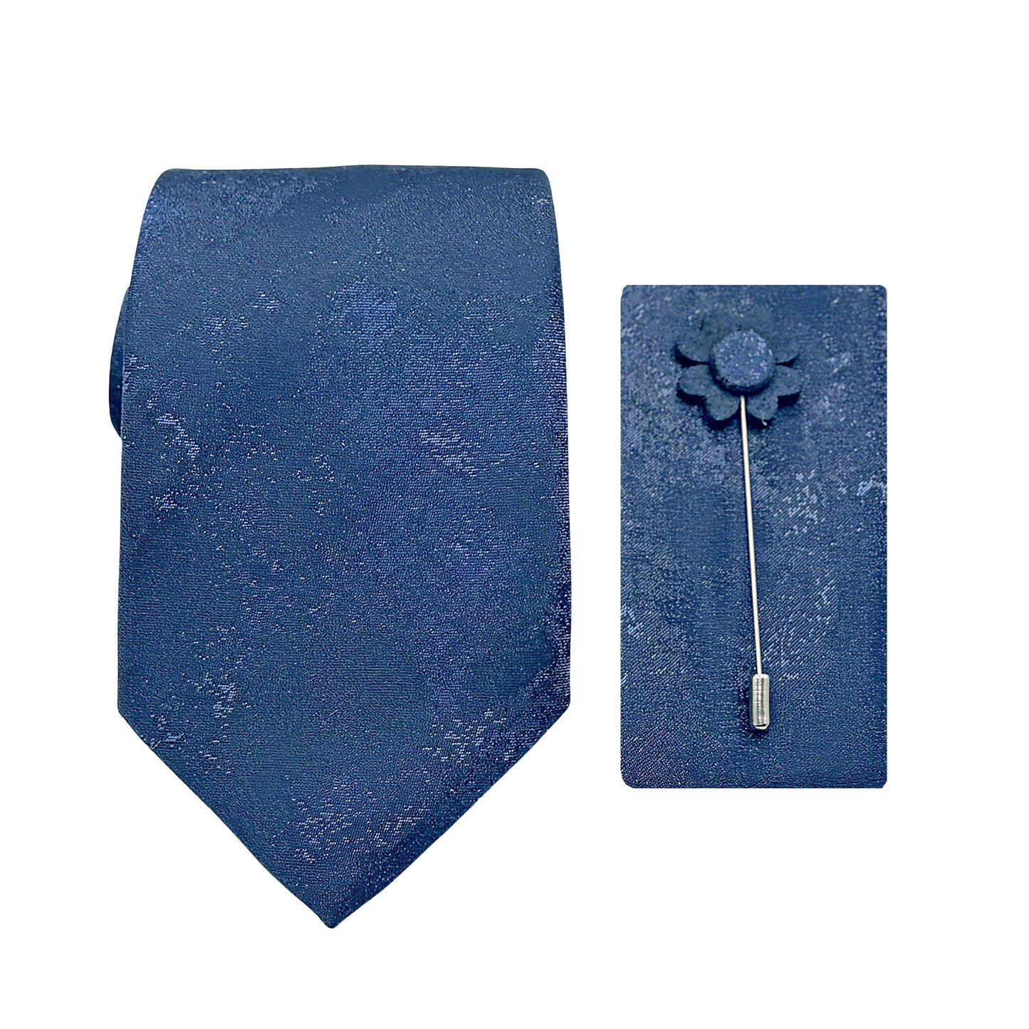 JACOMBO223020 JAMES ADELIN Luxury Subtle Shaded Effect 7.5cm Width Tie/Pocket Square/Lapel Pin Combo Sets