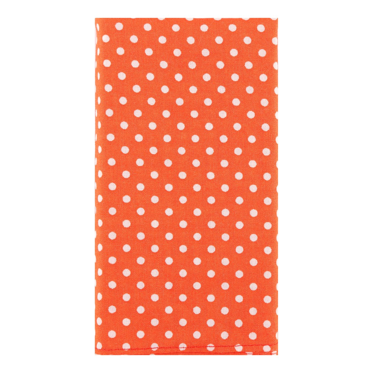 JA73P-14 JAMES ADELIN Pocket Square, Flower and Bow Tie Combo in Orange and White Polka Dot