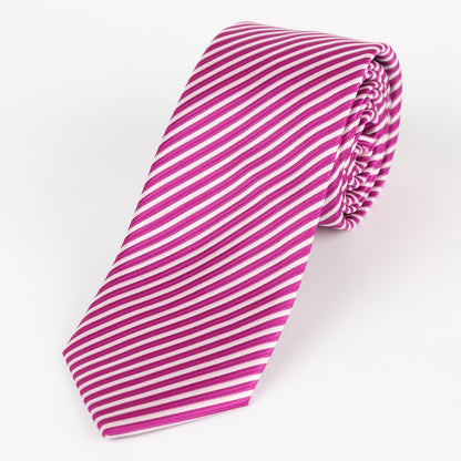 JASSTRIPET JAMES ADELIN Luxury Diagonal Mini Stripe Neck Ties