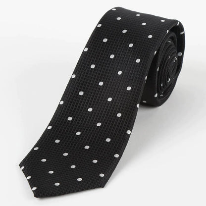 M19546T JAMES ADELIN Mens Silk Polka Dot Square Weave Neck Ties