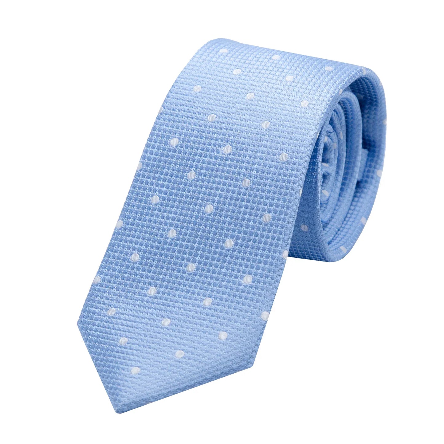 M19546T JAMES ADELIN Mens Silk Polka Dot Square Weave Neck Ties