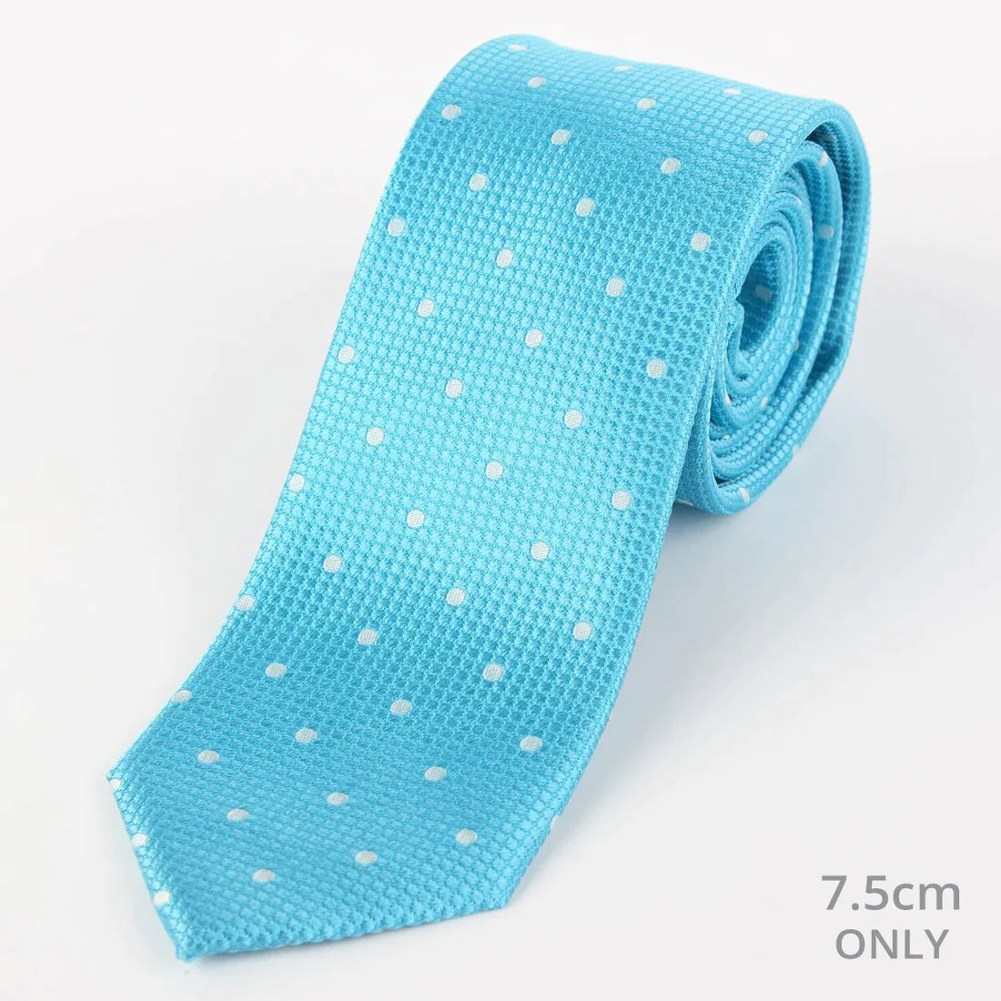 M19546T JAMES ADELIN Mens Silk Polka Dot Square Weave Neck Ties