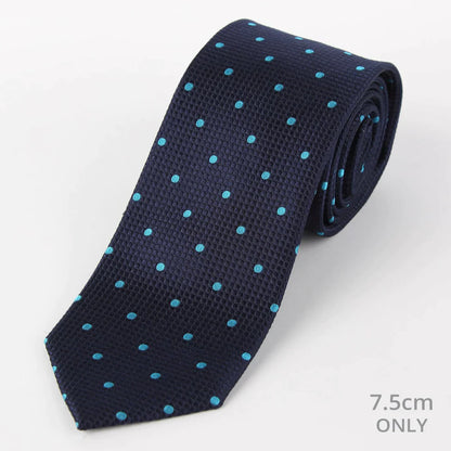 M19546T JAMES ADELIN Mens Silk Polka Dot Square Weave Neck Ties