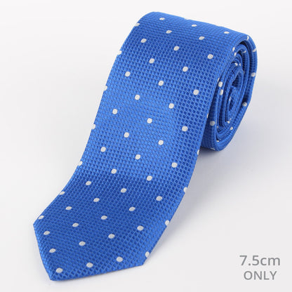 M19546T JAMES ADELIN Mens Silk Polka Dot Square Weave Neck Ties