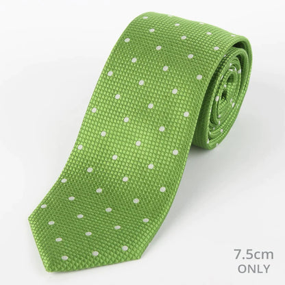 M19546T JAMES ADELIN Mens Silk Polka Dot Square Weave Neck Ties