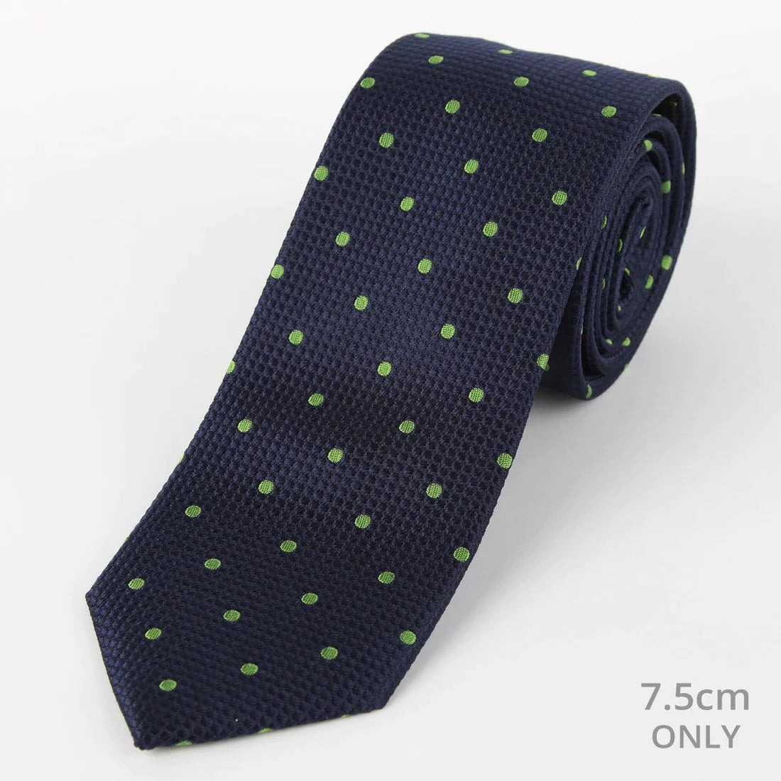 M19546T JAMES ADELIN Mens Silk Polka Dot Square Weave Neck Ties