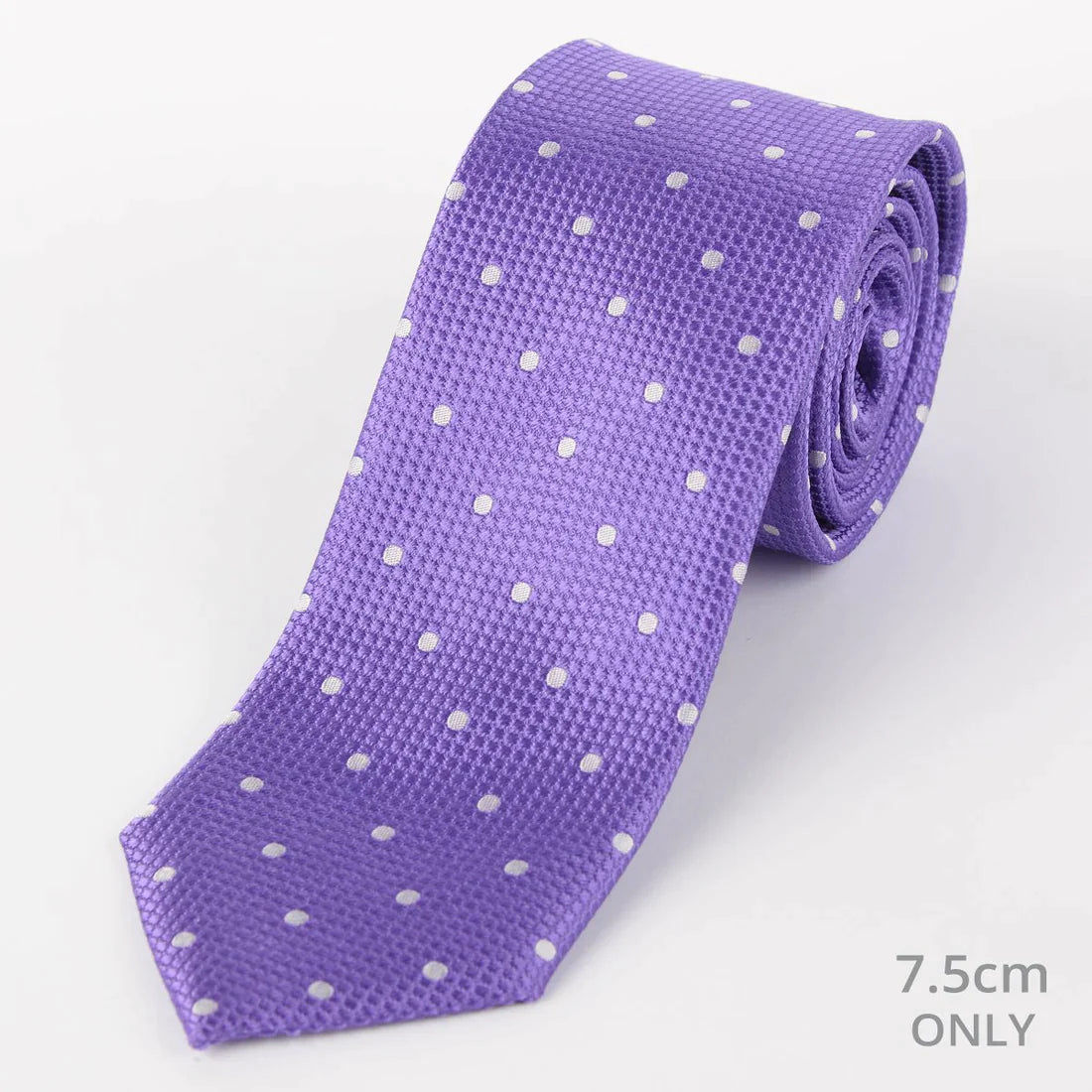 M19546T JAMES ADELIN Mens Silk Polka Dot Square Weave Neck Ties