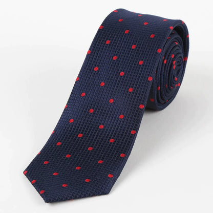 M19546T JAMES ADELIN Mens Silk Polka Dot Square Weave Neck Ties