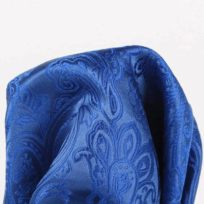 M19555H JAMES ADELIN Mens Luxury Silk Paisley Weave Pocket Squares