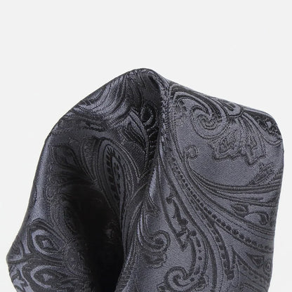 M19555H JAMES ADELIN Mens Luxury Silk Paisley Weave Pocket Squares