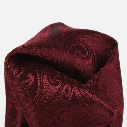 M19555H JAMES ADELIN Mens Luxury Silk Paisley Weave Pocket Squares