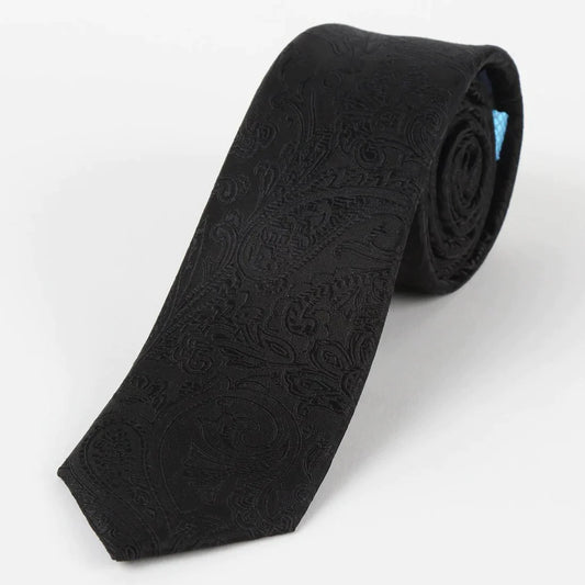 M19555T JAMES ADELIN Mens Luxury Silk Paisley Weave Neck Ties